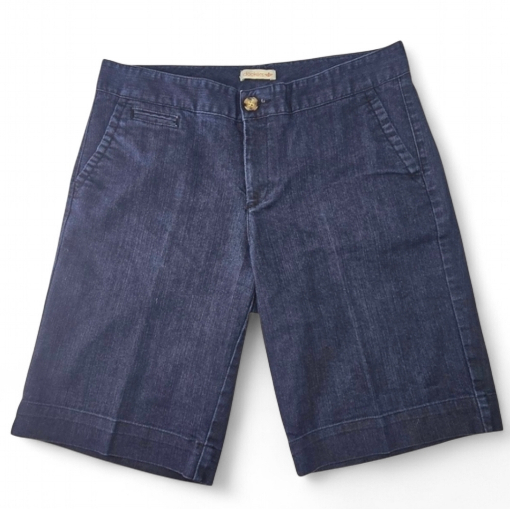 Dockers Blue Denim‎ Shorts Size 10 NEW